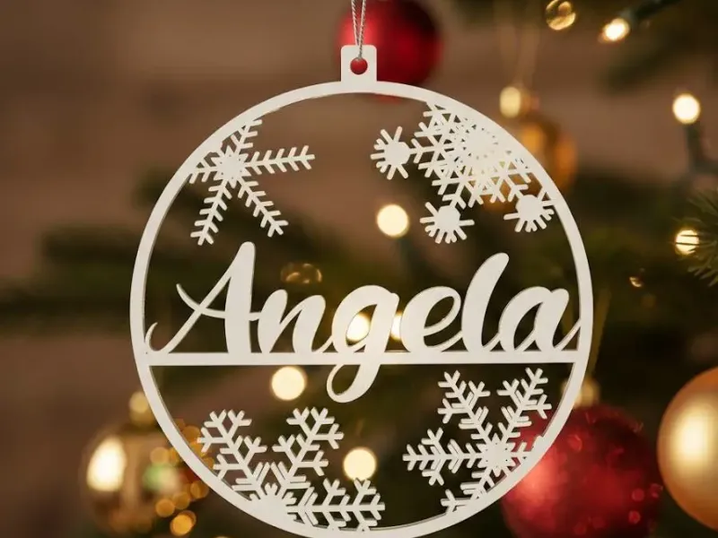 Christmas Ornament Angela