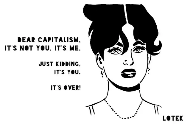 U.S Capitalism stencil