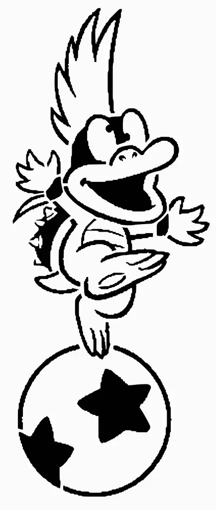 Lemmy Koopa stencil