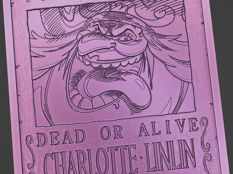BIG MOM/CHARLOTTE LINLIN WANTED POSTER - ONE PIECE