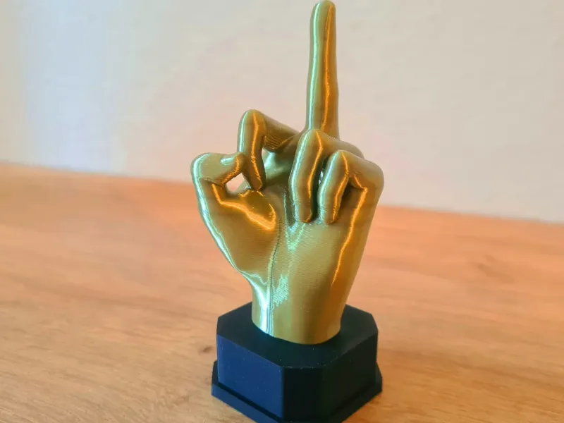 Middle Finger Trophy
