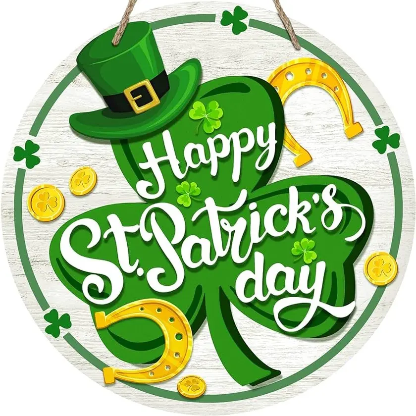 Happy St Patrick day sign