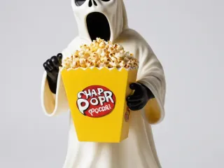 GHOST SCREAM POPCORN HALLOWEEN MOVIE