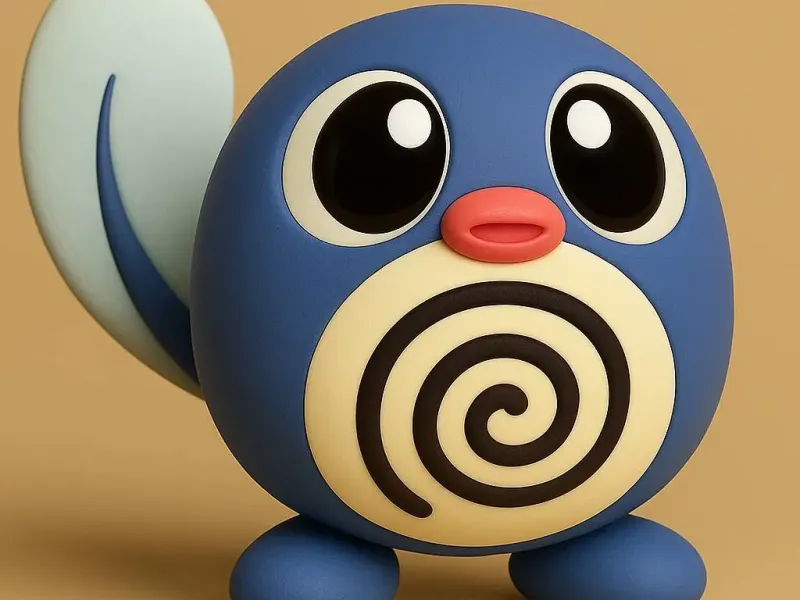 Poliwag Pokemon Chibi