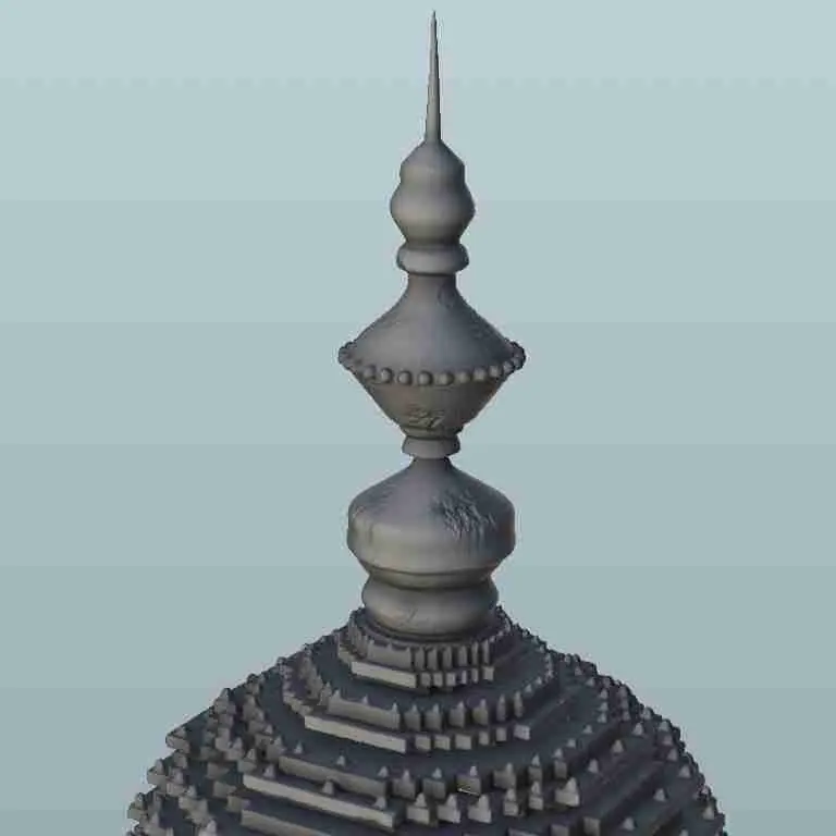 Indian temple with pillars 13 - miniatures warhammer terrain