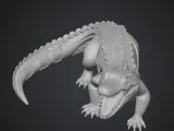 Geometric Crocodile-1