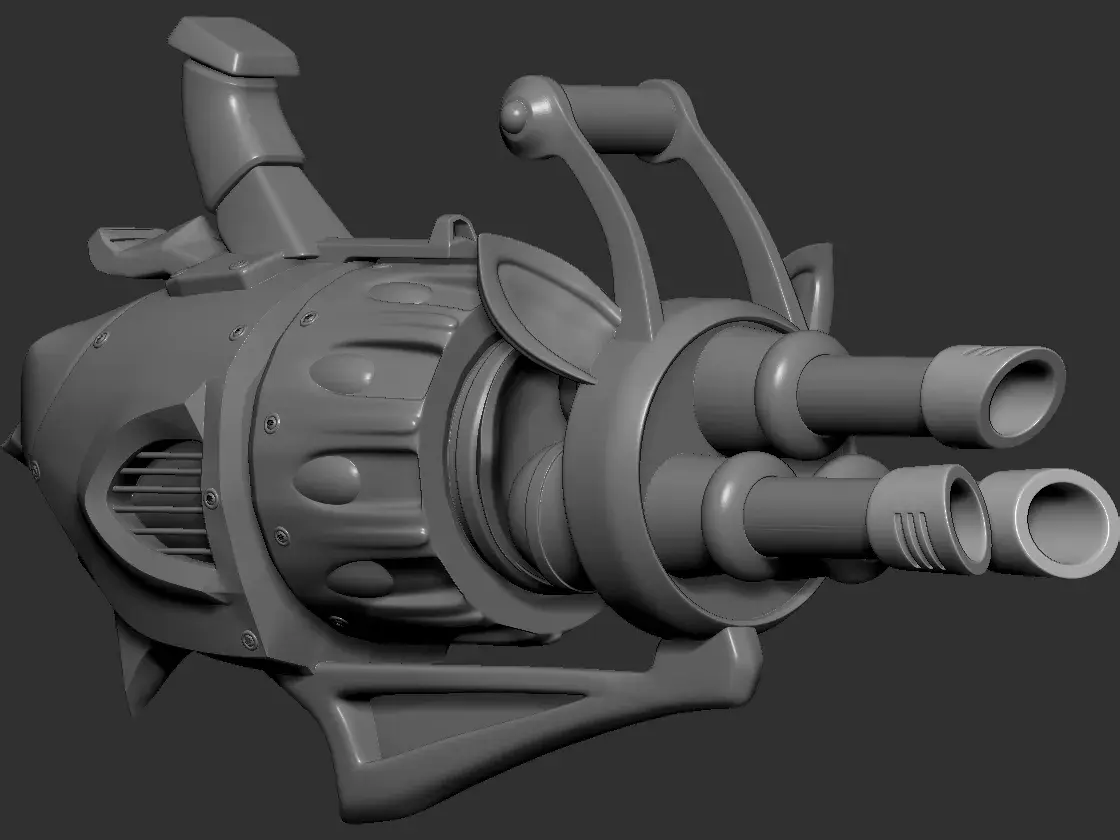 Jinx PowPow Minigun - REAL SIZE COSPLAY FILE