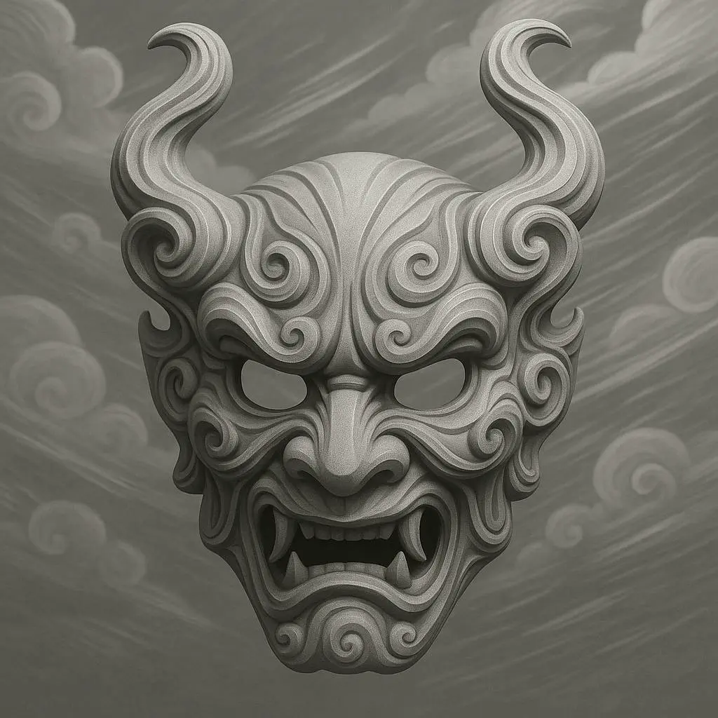 Gale Phantom Oni Mask