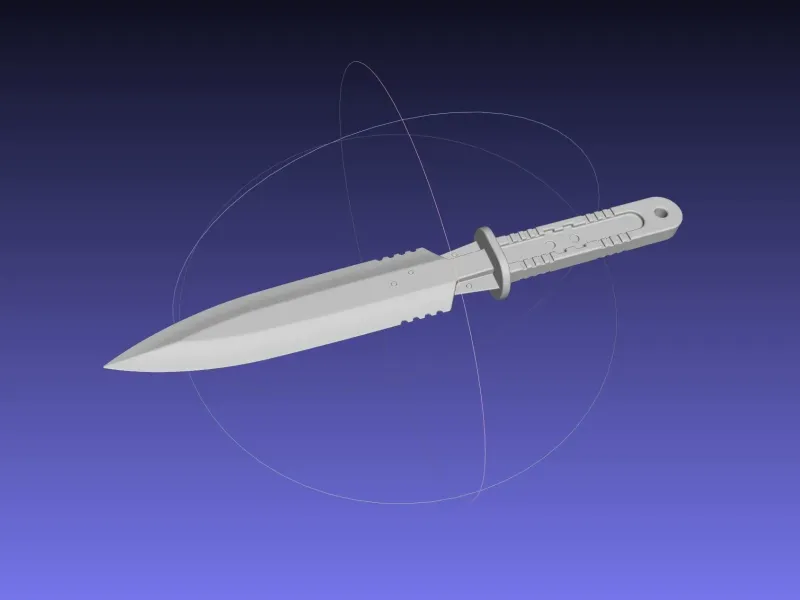 Metal Gear Rising Heat Blade Throwing Knife