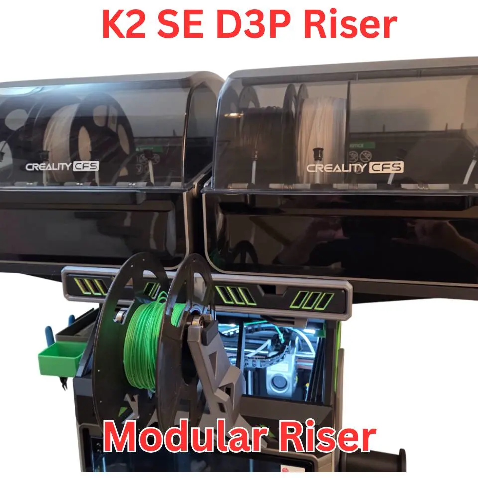 D3p Modular Riser Arquivos de impressora 3D | Arquivo 3MF | K2 SE D3P MODULAR RISER ...