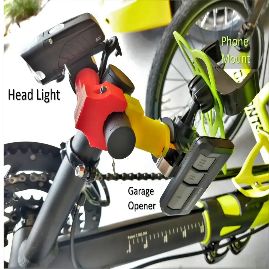 Trike Accessory Mount - Trip Computer, Head Light Catrike