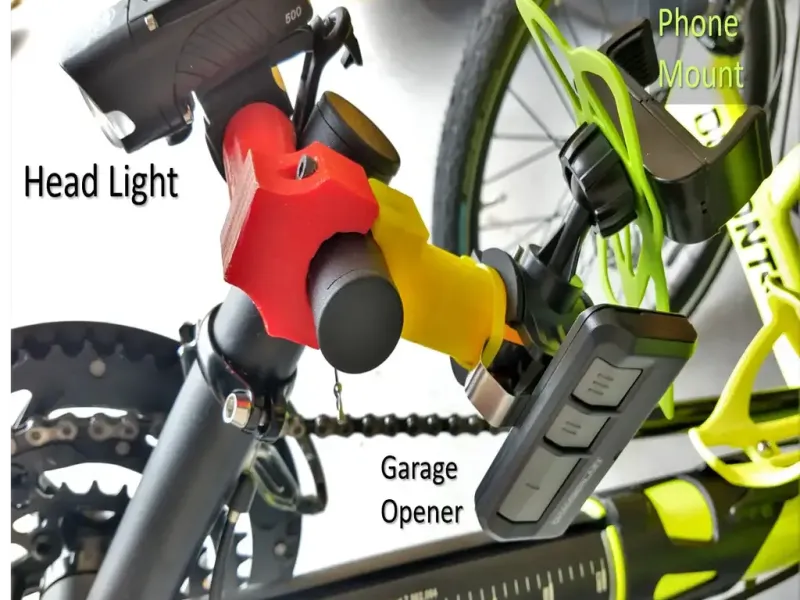 Accessoirebevestiging voor trike - Boordcomputer, koplamp Catrike