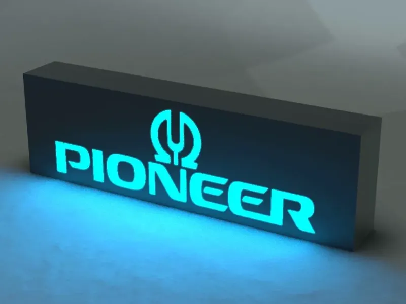 Lampe logo PIONEER Illuminateur graphique-v1