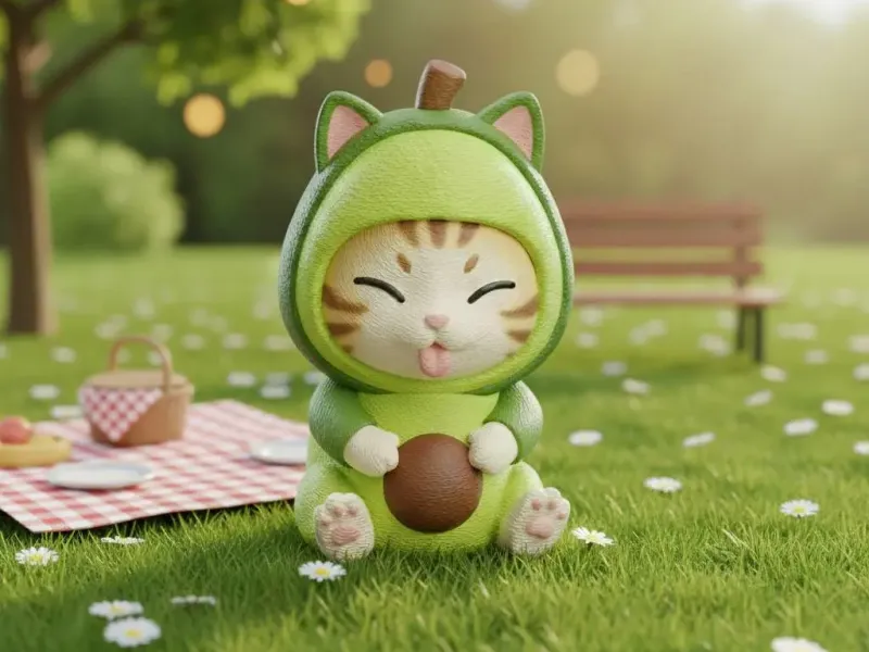 Avocat: the avocado cat