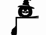 door frames halloween pumpkin broom-3