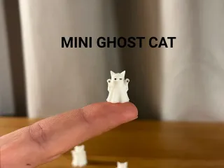 Mini Ghost Cat