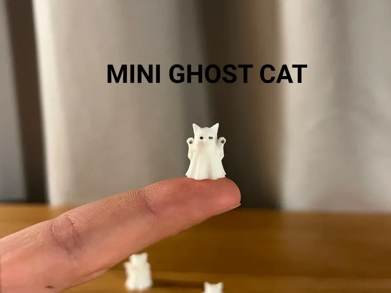 Mini Ghost Cat