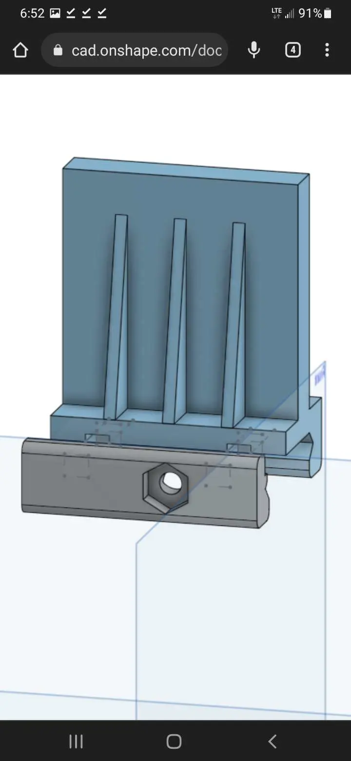 Go Pro picatinny rail mount