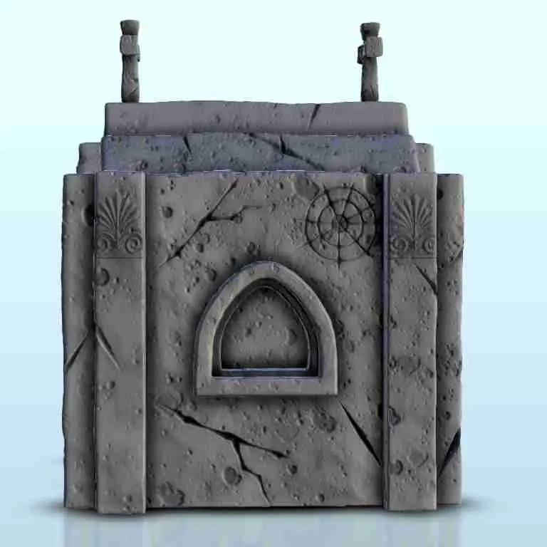 Cementerio cristiano mausoleo 3 - miniaturas warhammer figura