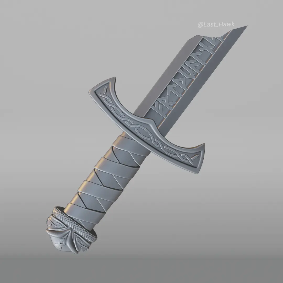 Cosplay broken Nord Sword | 3D models download | Creality Cloud