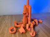 Rocket Puzzle – 21 Piece Interlocking Model-2