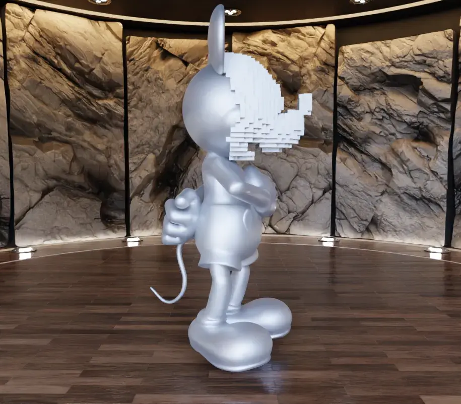 Mickey Mouse Mosaic Fan Art Toy