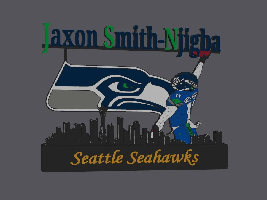 NFL - seattle Seahawks Jaxon Smith-Njigba display