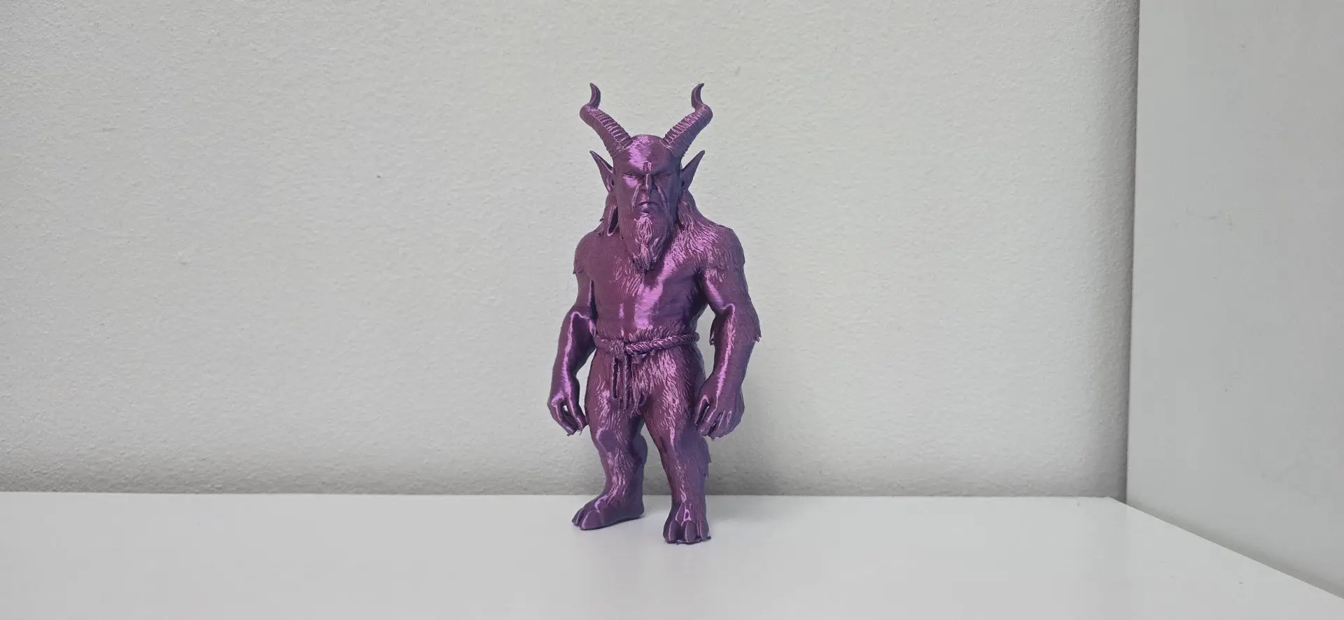 Muscular Krampus Standing Holiday Figurine