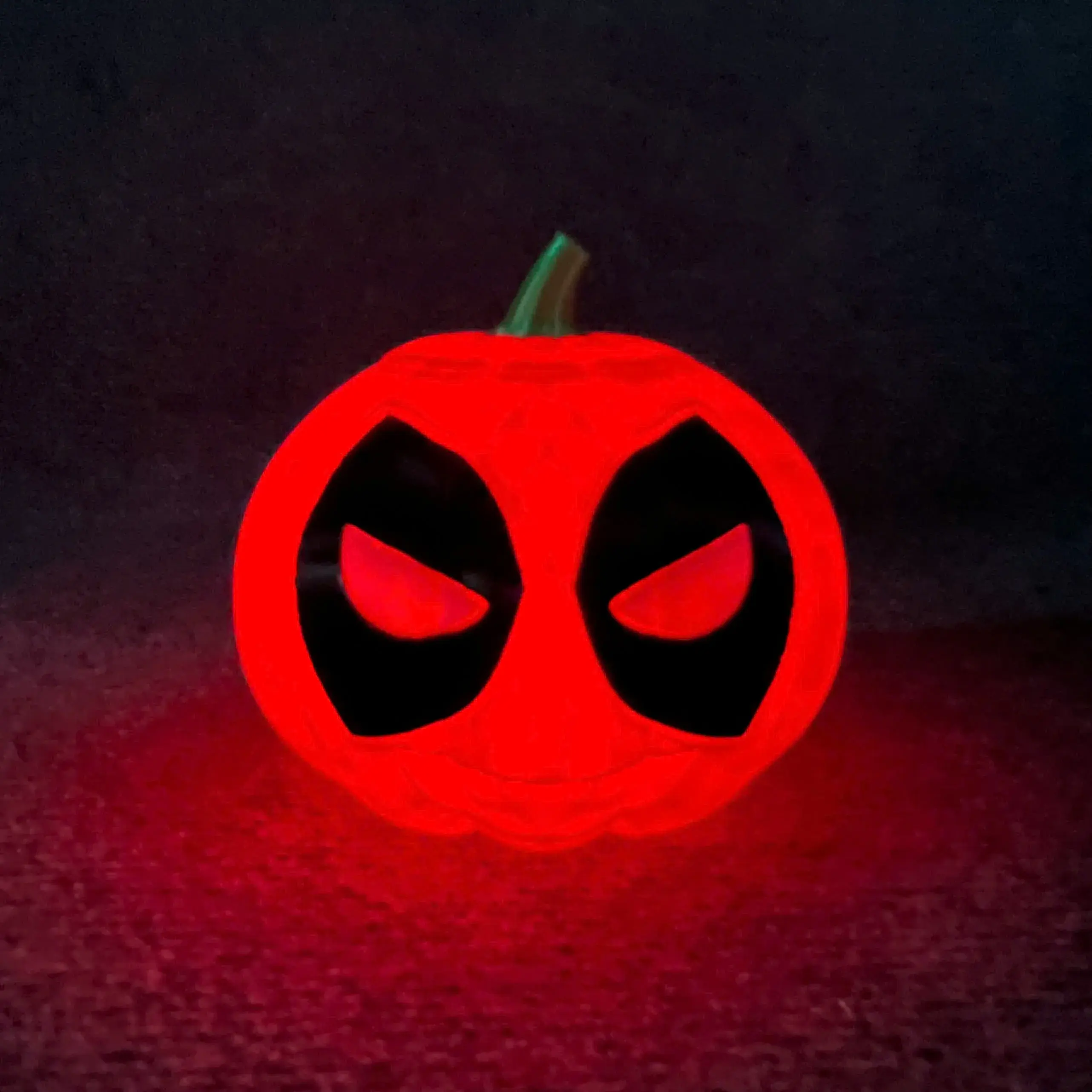 Halloween Pumpkin Deadpool - Seperated Parts & Multicolor