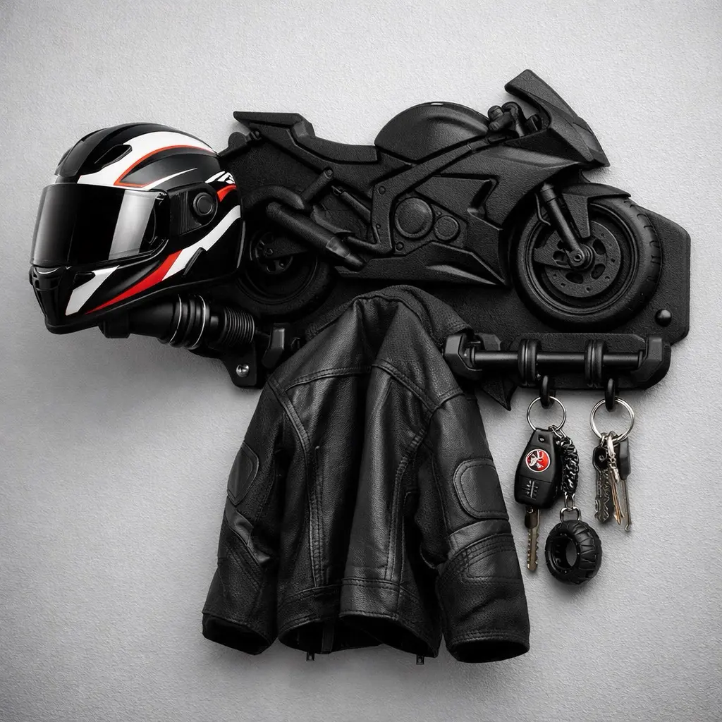 Other STL indir - MotoDock Pro motorcycle helmet - Igel Print