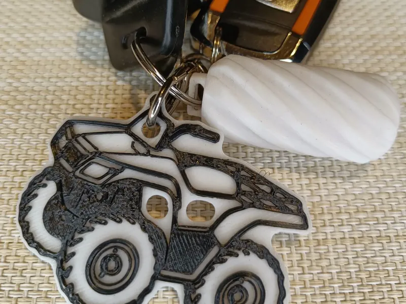 quad atv keychain