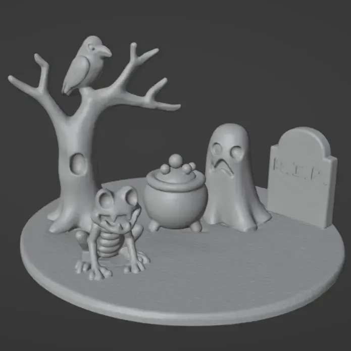 Scary Halloween Bunch