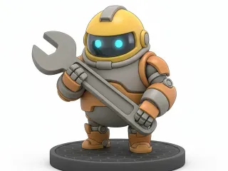 🟡 Bolt Buddy – Maintenance Droid