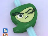 Straw Topper Disgusted - Inside Out-1