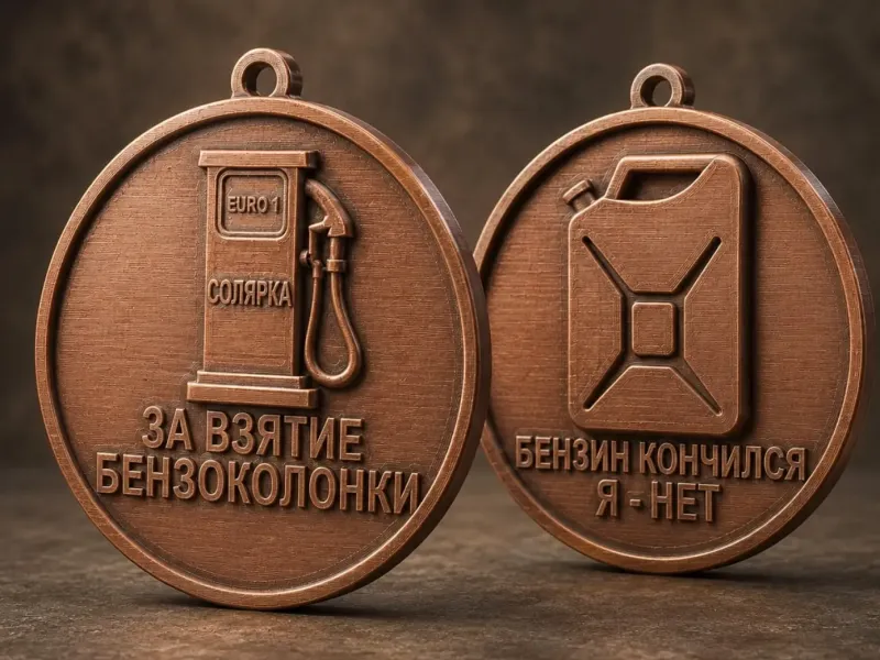 Медаль “За взятие бензоколонки” ⛽️