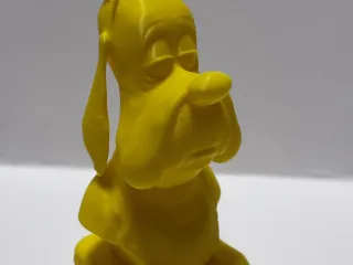 Cartoon dog head bust