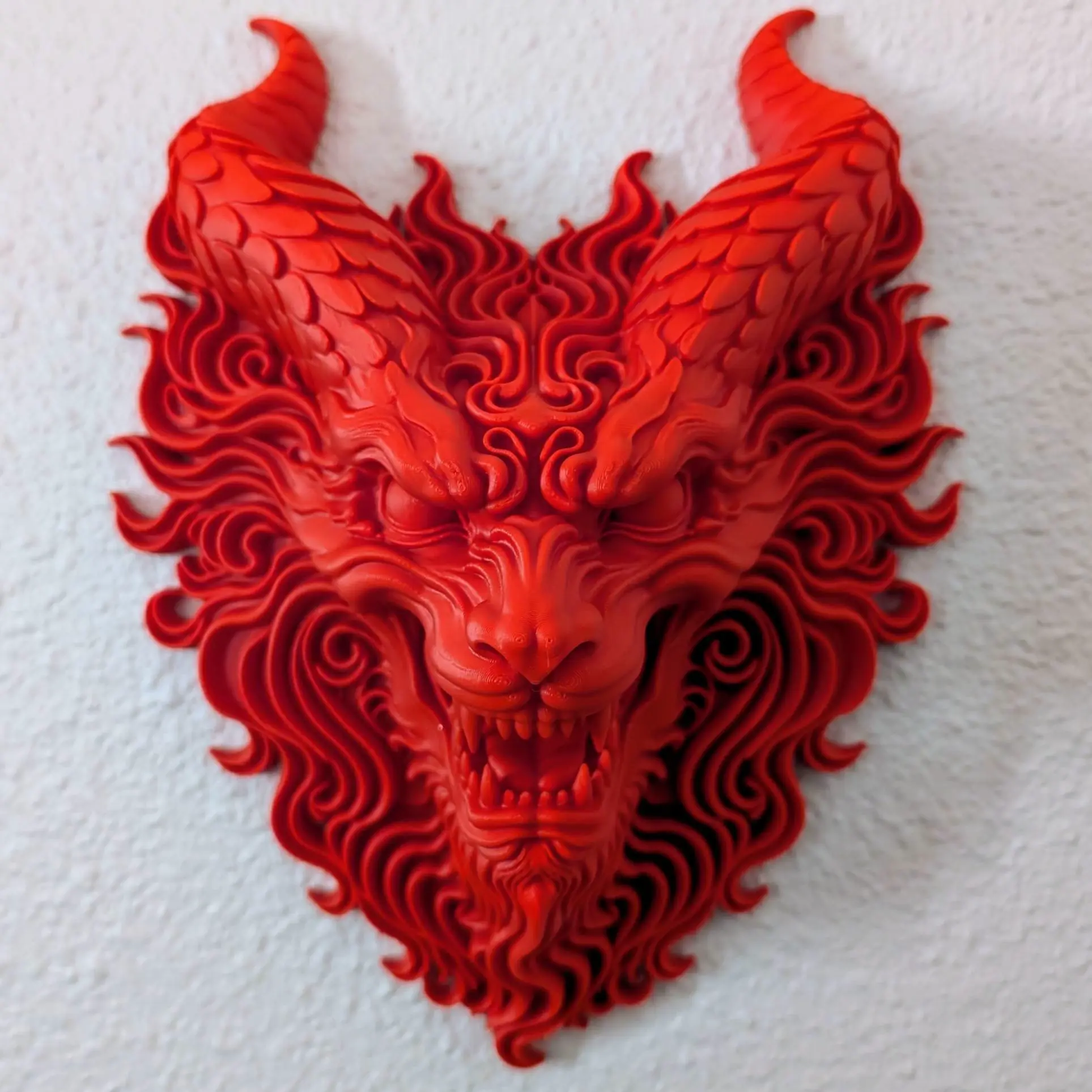 Fire Dragon Wall Mount Display