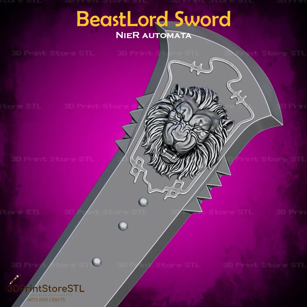 Beastlord Sword Cosplay Nier Automata - STL File