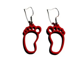 Tiny Footsteps - Earrings