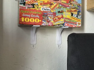Puzzle Box Shelf for Large Command Strips