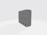 set box with compartments, thk 3mm, in size 10x10mm-3