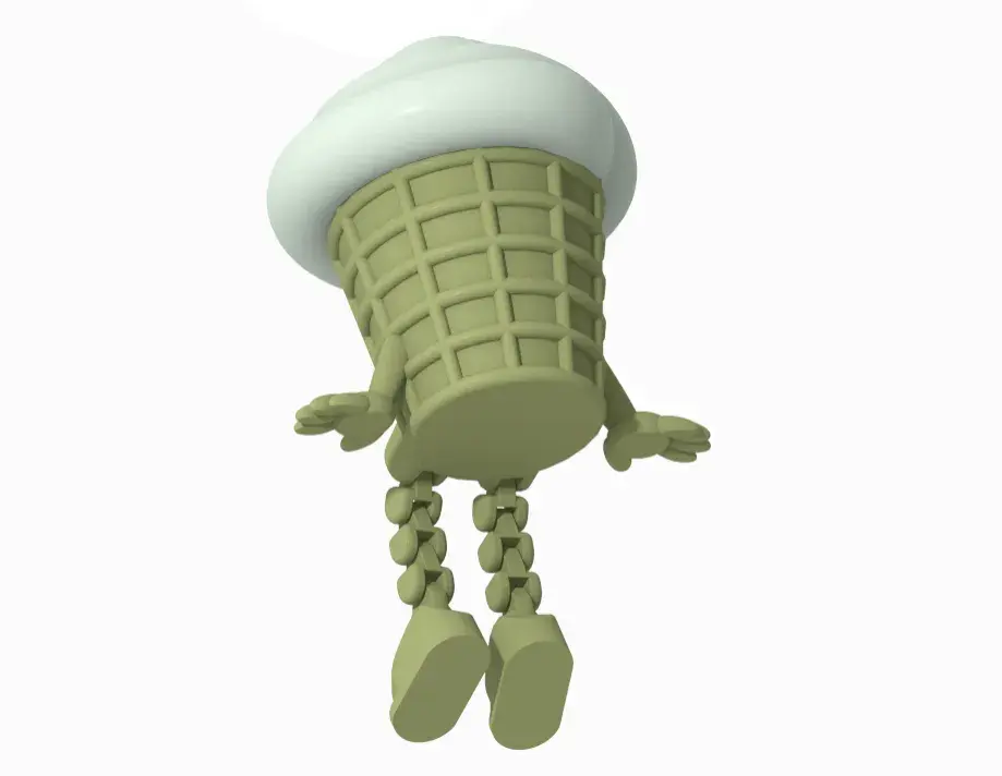 🍦 Ice Cream Guy – Funny STL Figure for 3D Printing 🍦🤣