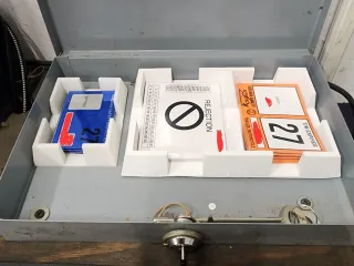 Virginia State inspection sticker holders (for inspectors)
