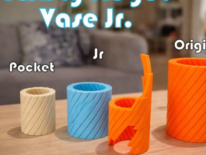Twisty Fidget Vase Jr