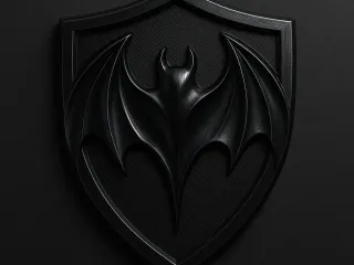 Bat Crest Keychain