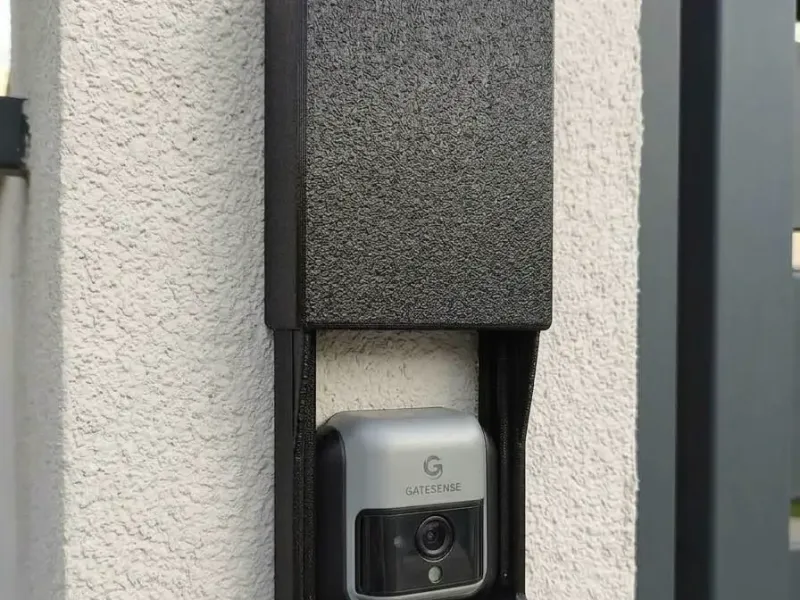 Opening cover for gate sensor