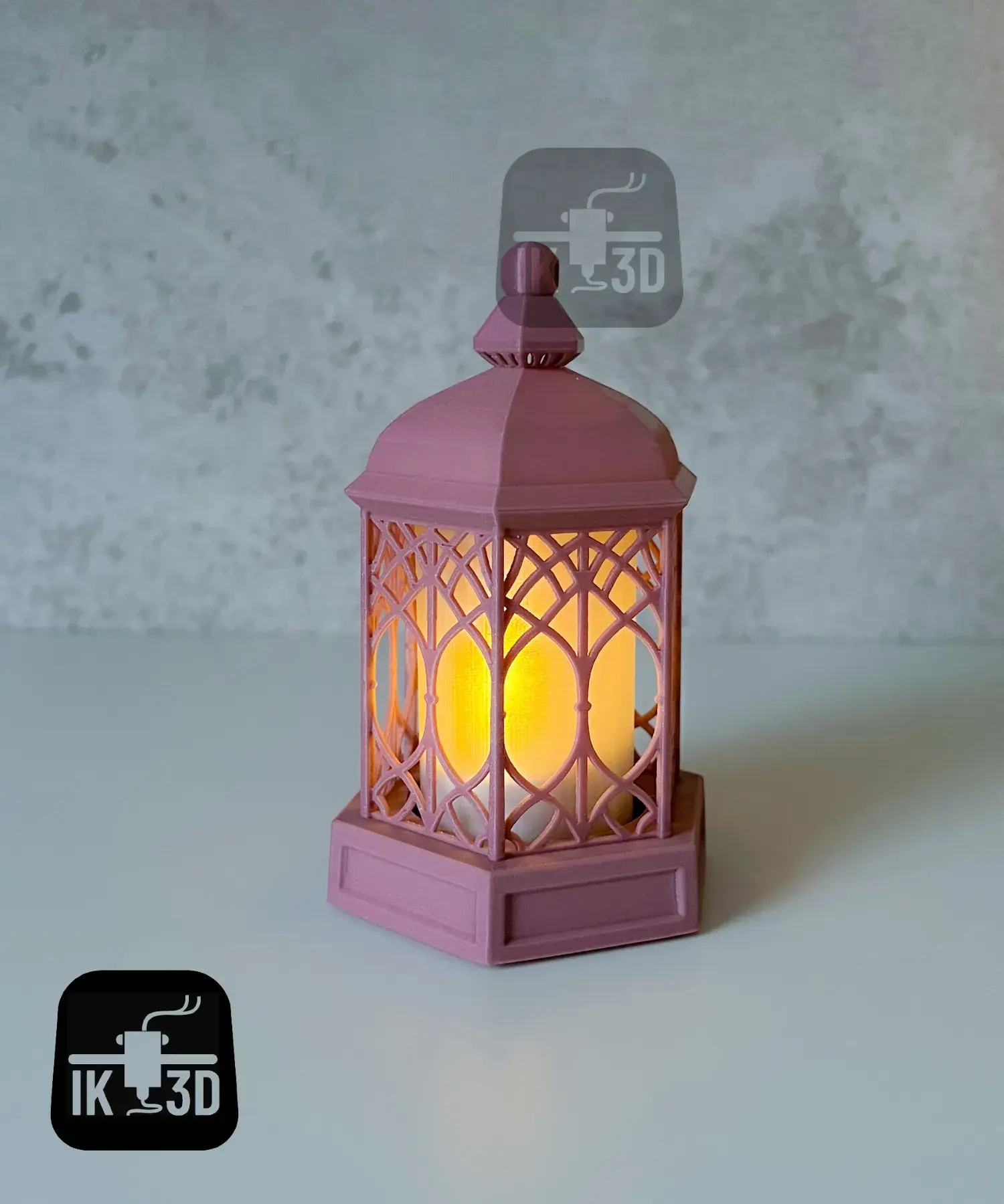 Vintage Lantern Candle Holder Set / No Supports