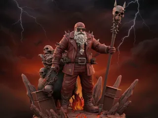Metal Santa Claus