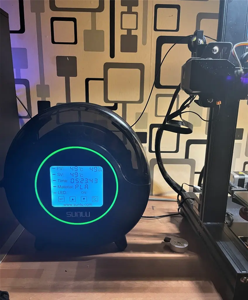 Ender 3 v2 NEO - Filament guide for Sunlu Dryer