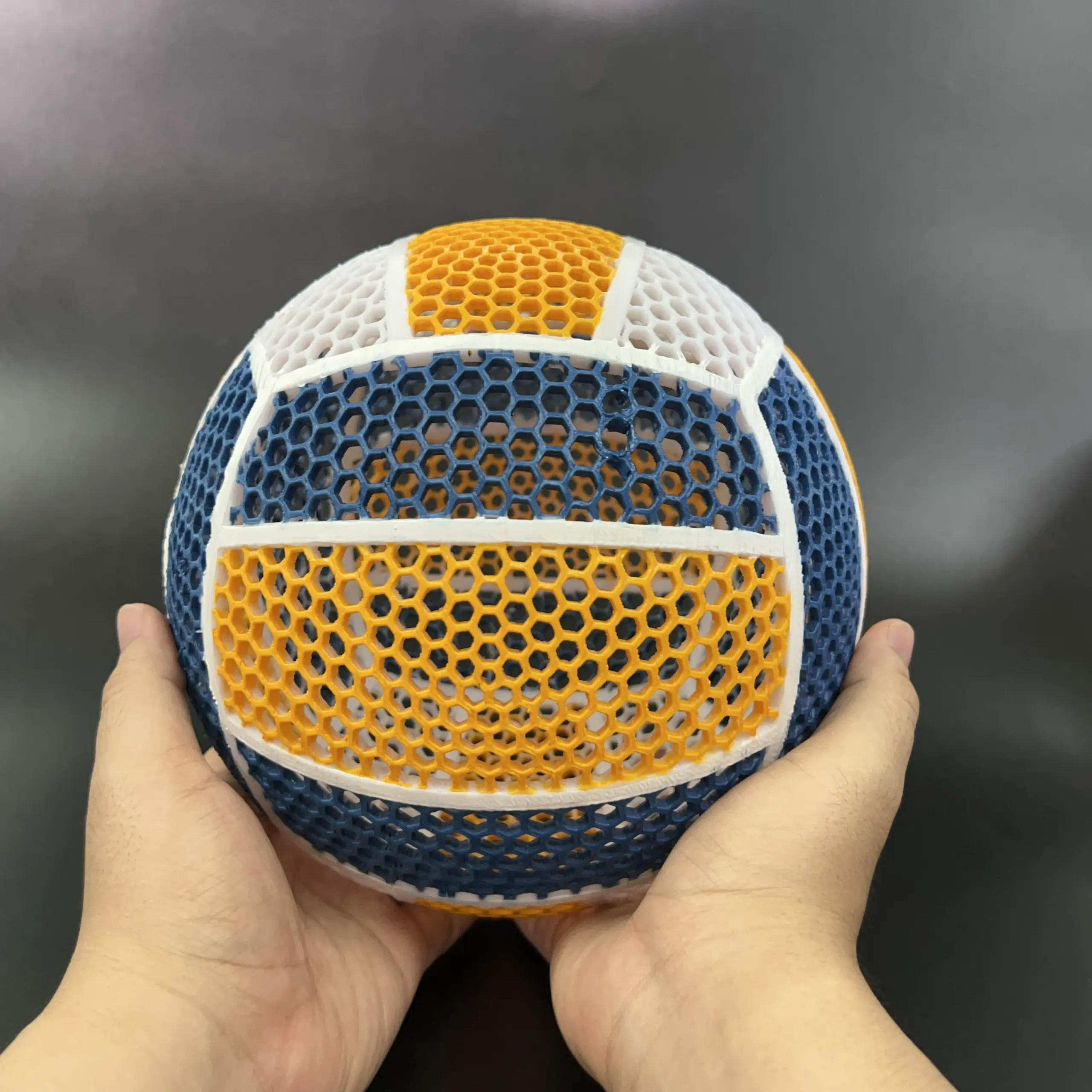 AIRLESS VOLLEYBALL - STL & 3MF MULTICOLOR